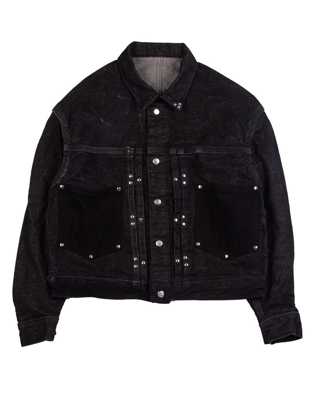 The Type-2 Denim Jacket - Faded Black V2