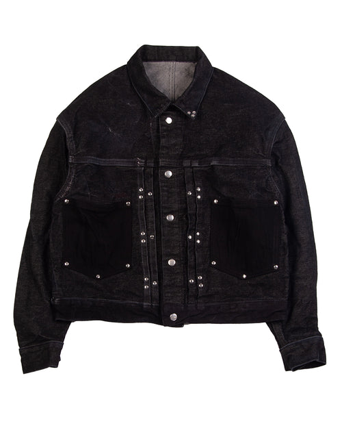 The Type-2 Denim Jacket - Faded Black V2
