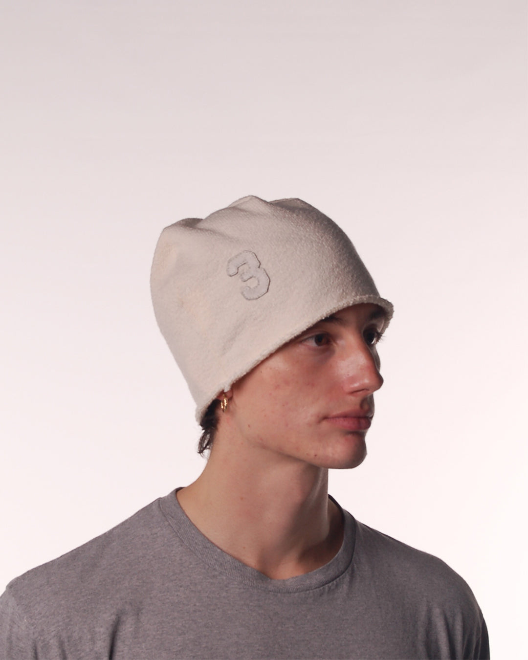 The French Terry Skully - Cream