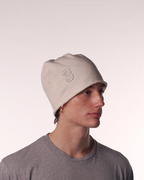 The French Terry Skully - Cream