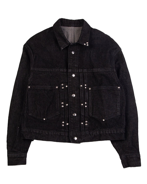 The Type-2 Denim Jacket - Faded Black V1
