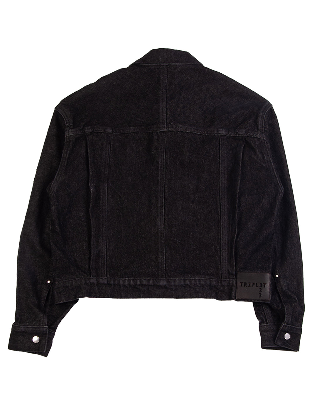 The Type-2 Denim Jacket - Faded Black V1 – Tripl3t