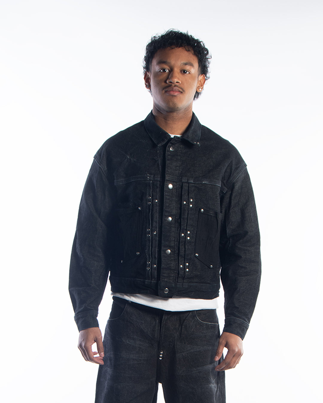 The Type-2 Denim Jacket - Faded Black V2
